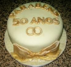 BOLO DE  DE BODAS DE OURO